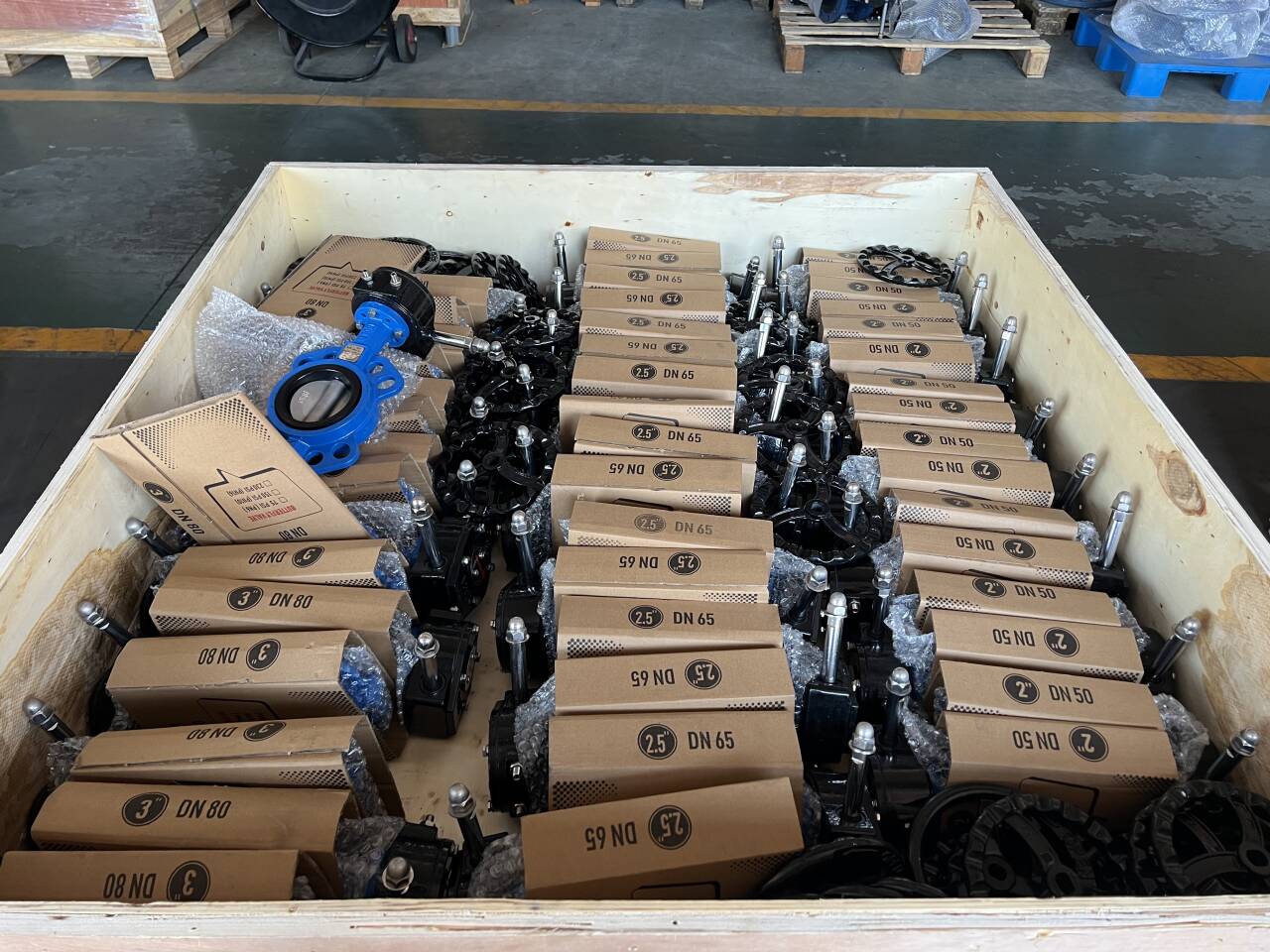 ¡Un lote de productos de la válvula Zhongguan se ha exportado con éxito en el extranjero!